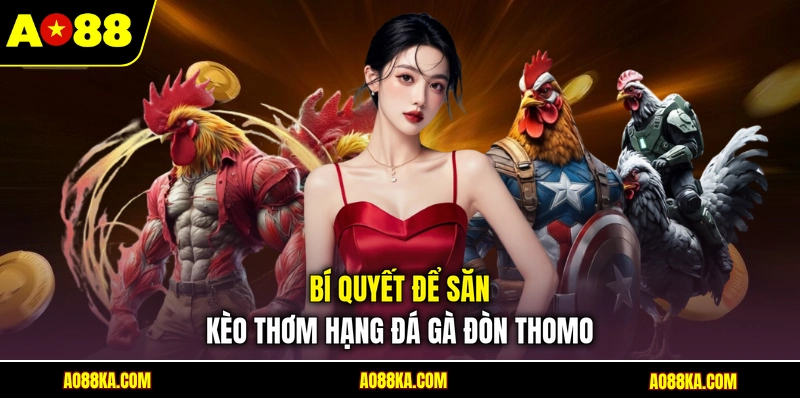 Bí quyết để săn kèo thơm hạng đá gà đòn thomo